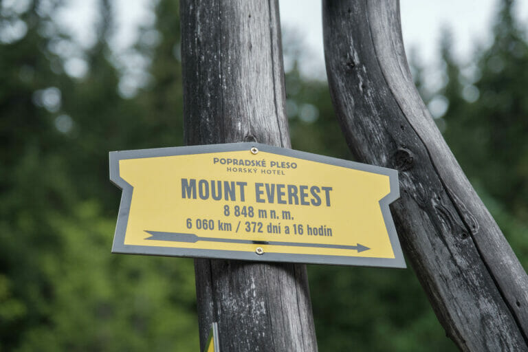 Wo geht's hier zum Mount Everest?